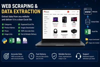 استخراج البيانات من المواقع (Web Scraping) وتحويلها إلى Excel بشكل منظم