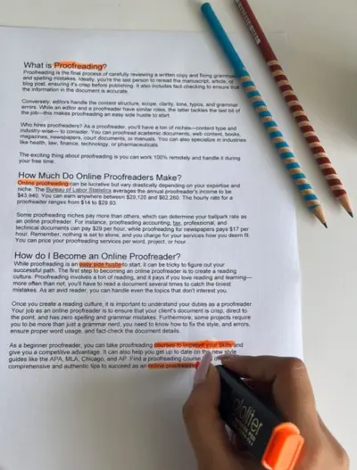 تدقيق و تنقيح لغوي احترافى