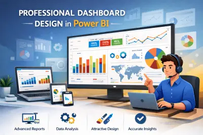 تحويل بياناتك إلى داشبورد احترافي سهل القراءة عبر Power BI