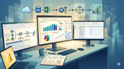 داشبورد باور بي اي تفاعلي Power BI Dashboard