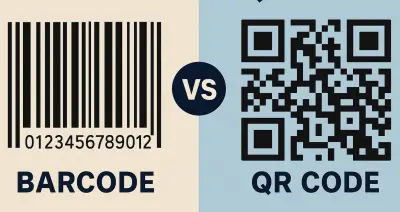 عمل باركود Barcode أو كيو ار كود QR code