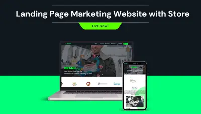 برمجة صفحة هبوط Landing Page احترافية