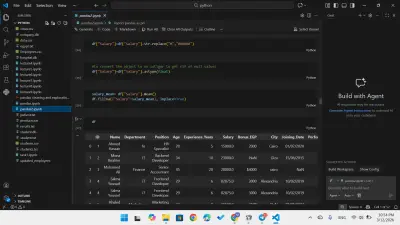 خدمة ETL احترافية: تنظيف ملفات CSV وبناء قاعدة بيانات SQL