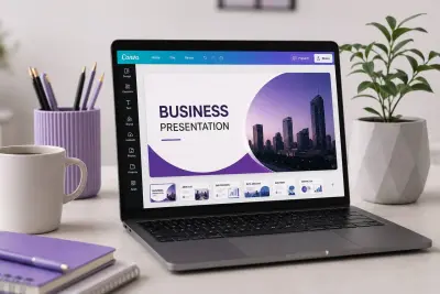 تصميم Presentation احترافي على Canva