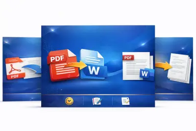 كتابة وتفريغ ملفات  PDF إلى Word بشكل منظم واحترافي