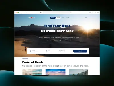 تصميم واجهة وتجربة مستخدم لموقع ويب UI/UX Design