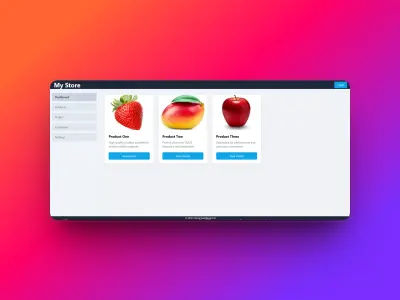 واجهات مواقع احترافية وتصميم لوحات تحكم عصرية ومتجاوبة