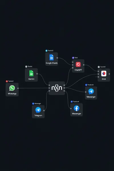 أتمتة مزامنة منتجات Shopify مع Google Sheets باستخدام n8n .