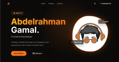 تصميم portfolio او موقع خاص بك - Create Portfolio