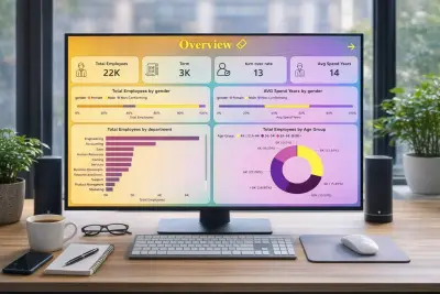 تصميم Dashboard احترافي وتفاعلي لعرض بياناتك بصريًا