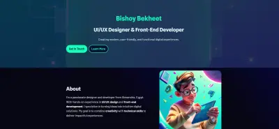 تصميم بورتفوليو شخصي Portfolio