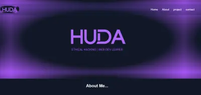 تصميم موقع بورتفوليو شخصي