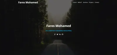 تصميم و انشاء موقع تعريفى(portfolio)