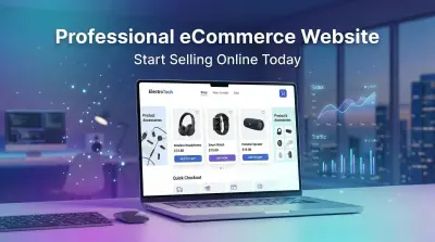 إنشاء متجر إلكتروني احترافي لبيع منتجاتك وزيادة المبيعات