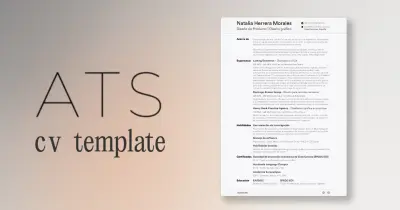 تصميم سيرة ذاتية احترافية متوافقة مع أنظمة ATS