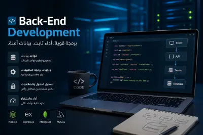 برمجة Back-End وربط الموقع بالداتابيز