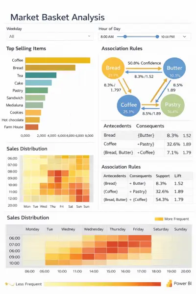 تحليل بيانات احترافي وتحويلها إلى تقارير تفاعلية ذكية