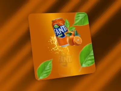 تصميم بوست إعلاني احترافي لمنتجات المشروبات (Social Media Ads Design)