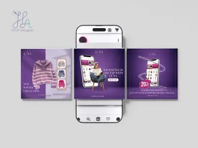 تصميم بوستات سوشيال ميديا احترافية للمتاجر والبراندات