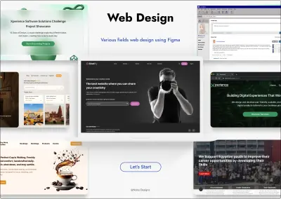 تصميم صفحة هبوط Landing Page على فيجما