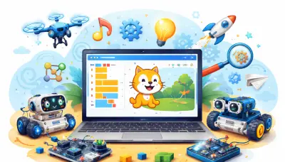 تقديم كورسات برمجية للأطفال