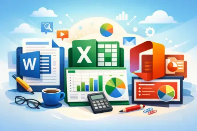 مستشار أعمال رقمي: Word، Excel، وتحليل البيانات