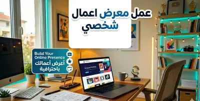 تصميم بورتفوليو شخصي احترافي متجاوب لجميع الأجهزة