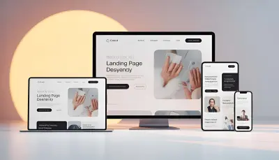 تصميم Landing Page احترافيه ومتجاوبه وجاهزه للتسويق