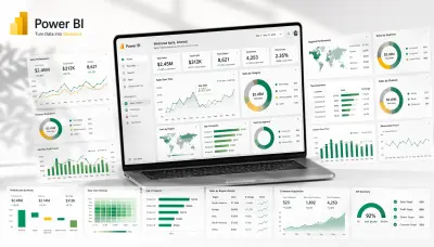 تصميم داشبورد احترافي تفاعلي عبر Power BI + تقارير تحليل بيانات