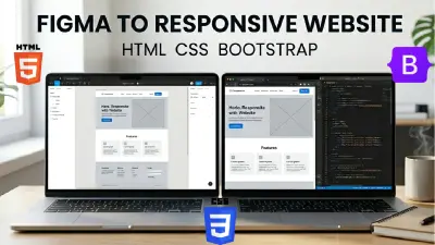 تصميم مواقع متجاوبة من فيجما (Figma) إلى الواقع (HTML/CSS/Bootstrap)