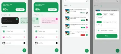 تصميم واجهة مستخدم لتطبيق بسيط لقائمة المهام وإدارة الواجبات بـ Flutter