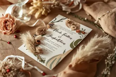 أصمم لك دعوة زفاف أنيقة وجذابة حسب ذوقك