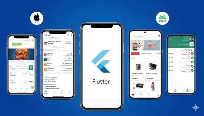 مطور Flutter محترف لتحويل فكرتك إلى تطبيق يعمل على جميع المنصات.