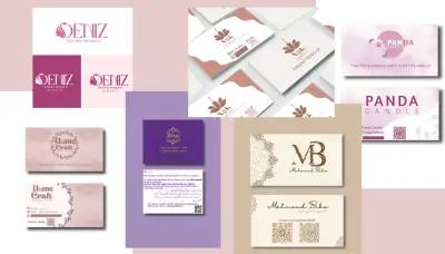 تصميم بيزنس كارد بباركود