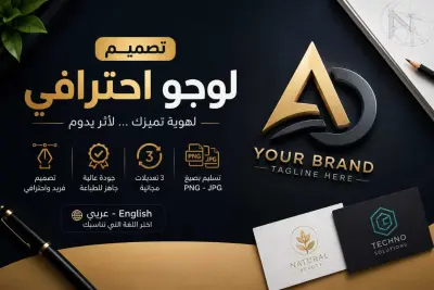 صورة العمل تصميم شعار لوجو(Logo) احترافي يعبر عن مشروعك أو براندك الشخص