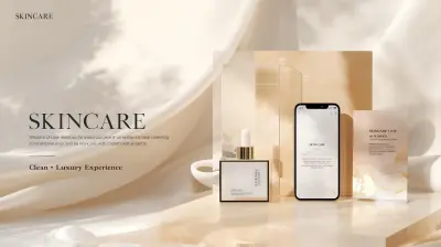 تصميم موقع سكين كير احترافي UI/UX مودرن ومتجاوب بالكامل