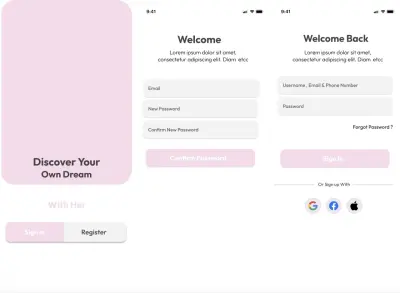 تصميم واجهات تطبيقات احترافية UI/UX باستخدام Figma