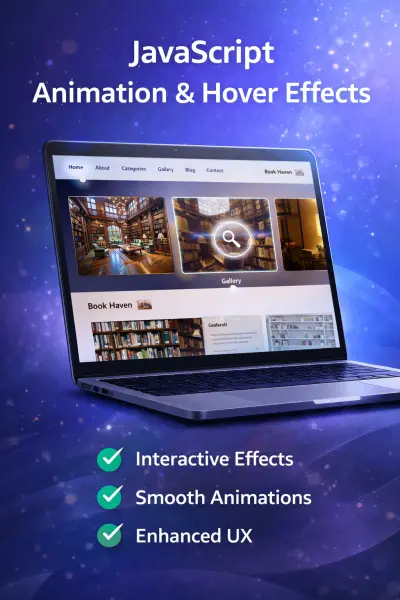 إضافة تفاعلات وAnimations باستخدام JavaScript