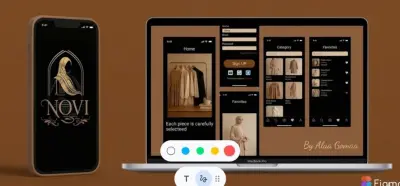 تصميم واجهة مستخدم (UI/UX) احترافية وعصرية لصفحة هبوط بـ Figma