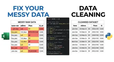 تنظيف البيانات(Data Cleaning) باستخدام Python وExcel