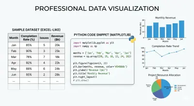 تحويل بياناتك إلى رسومات احترافية باستخدام Python (Data Visualization)