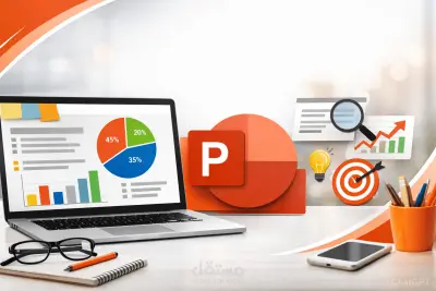 تصميم عرض PowerPoint احترافي وجاهز للتقديم