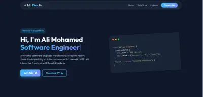 انشاء برتفليو احترافي
