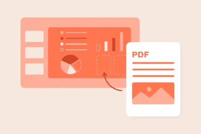 تحويل بياناتك إلى تقارير احترافية PDF أو PowerPoint جاهزة للعرض
