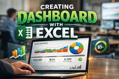 تحليل بياناتك وإنشاء Dashboards تفاعلية باستخدام Excel