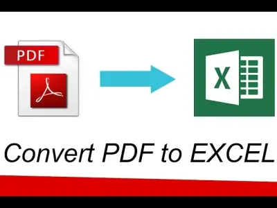 تحويل ملفات PDF إلى جداول Excel بدقة وتنسيق احترافي