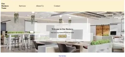 تصميم موقع تعريفي احترافي مكوّن من صفحة واحدة (One Page Website) مناسب للشركات والمشاريع الصغيرة، بتصميم عصري وبسيط وسهل الاستخدام.