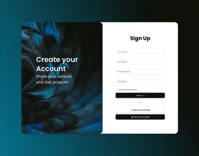 تصميم وتطوير Forms احترافية مع Validation باستخدام CSS و HTML و  Javascript