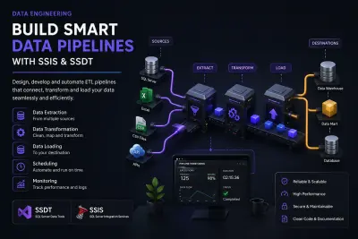 إنشاء Data Engineering Pipelines باستخدام SSIS و SSDT بشكل احترافي