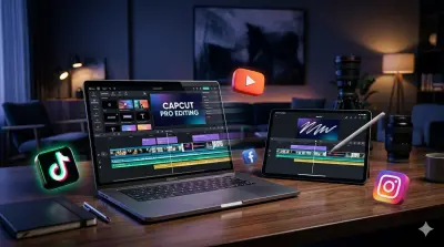 مونتاج فيديوهات تسويقية عصرية واحترافية باستخدام CapCut.